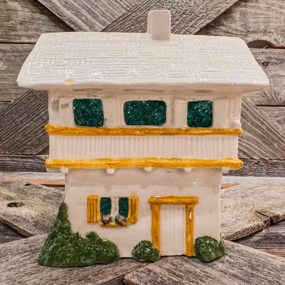Vintage Department 56 Swiss Chalet Summer House Ceramic Light Up Village Cottage